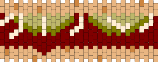 McRib Cuff - beige,brown,mcrib,mcdonalds,fast food,cuff,multistitch,burger,sandwich,food