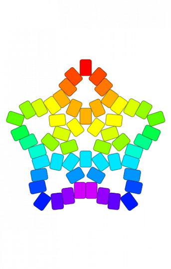 HOLY EYESTRAIN STAR !! XD - color spectrum, colorful, cotdsaturation, emo, light blue, rainbow, scene, scene kid, scenecore, yellow