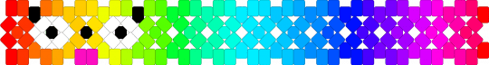 HOLY EYESTRAIN GIR X BASE CUFF !!!!!!! - colorful, cotdsaturation, emo, green, invader zim, light blue, rainbow, scene, scene kid, scenecore