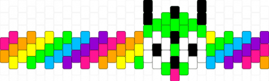 Rainbow GIR cuff !! XDXDXDXDXD - green,pink,rainbow,invader zim,gir,jhonen vasquez,emo,scene,scene kid,scenecore