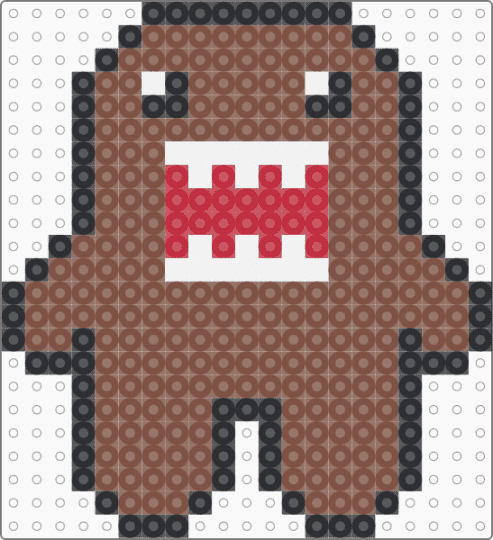 Domo-kun !! - tan,brown,domo,emo,scene,scenecore,scene kid,kawaii,cute