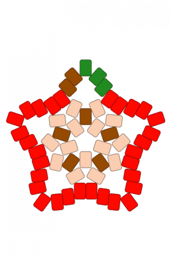 Apple Star!! - apple, colorful, cotdsmooth, fruit, fruits, red, star, stars, sweet