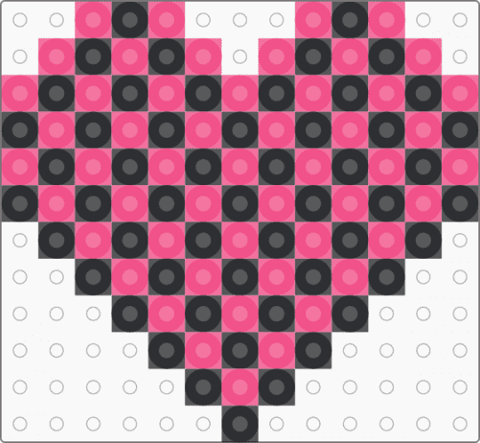 Checkered Pink Heart !!! - pink,black,cotdhearts,scene,scenecore,scene kid,emo,heart,checkered