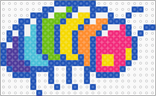 Silly Rainbow Bug !1!!1!1!!1!! XD - blue, bugs, colorful, cotdbugs, insects, kidcore, neon, pink, rainbow, silly