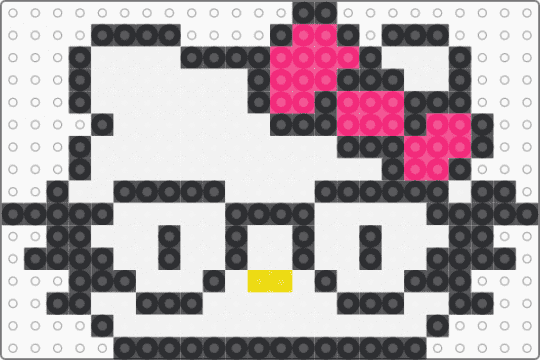 Nerd Hello Kitty !! x3 - white,pink,hello kitty,sanrio,scene,emo,scenecore,scene kid,cute,nerd