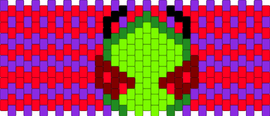 Very Silly Zim Cuff !!!!1!1!!11!!! x3 - alien, cotdaliens, emo, invader zim, jhonen vasquez, purple, red, scene, scene kid, scenecore