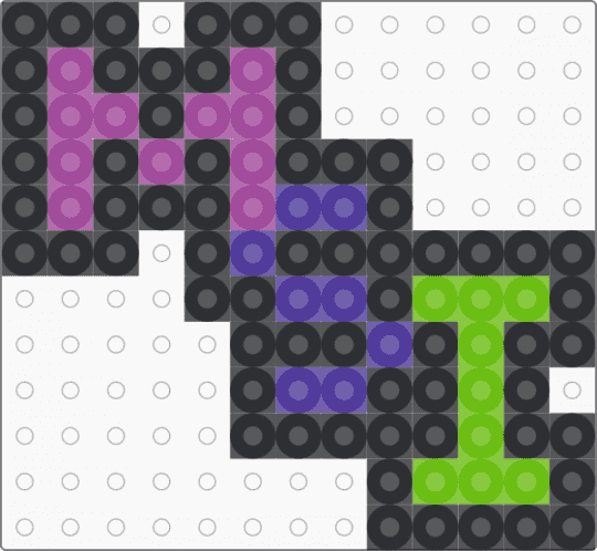 MSI Perler charm !! xD - bands, black, colorful, green, logo, mindless self indulgence, msi, music, neon, pink, text