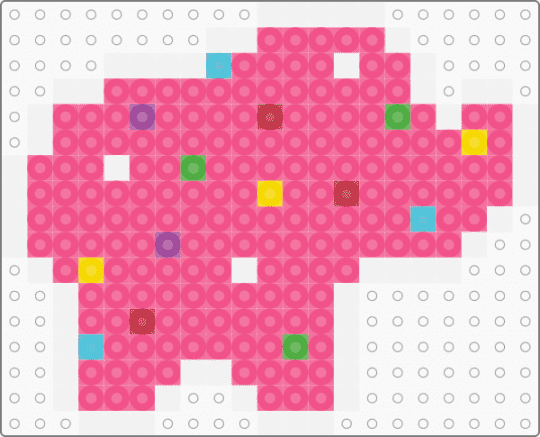 Elephant Circus Animal Cookie !! (Ver.2) - 2000s, animals, colorful, cotdelephants, food, kidcore, nostalgia, nostalgic, pink