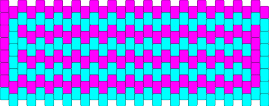 Optical illusion cuff - pink,light blue,blue,optical illusion,optical illusions
