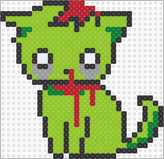 Zombeh Kitteh !! XDXDXDXD (Top Tier) - scene,scenecore,scene kid,emo,zombie,kitty,cat,green