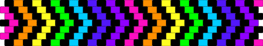 Rainbow Chevron Cuff !!!11!!! - black, chevron, colorful, cotdchevrons, emo, neon, purple, scene, scene kid, scenecore