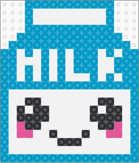 Kawaii Milk !! - light blue,cotddairy,dairy,milk,blue,kawaii,cute,drink,white