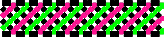 Black, Pink, and Green Swirl X-base Cuff !! - black, emo, green, pink, scene, scene kid, scenecore, swirl