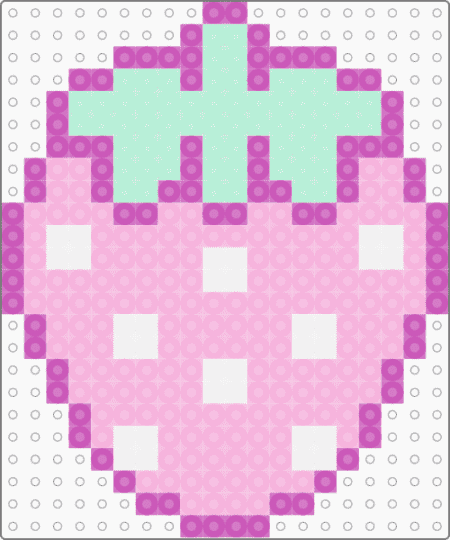Pastel Strawberry !! - colorful, cotdlowcontrast, cutecore, food, fruits, kawaii, kawaiicore, pastel, pink