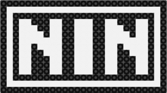 Nine Inch Nails Logo !! - white,black,nin,nine inch nails,trent reznor,alt,alternative,logo