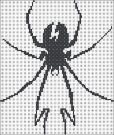 Killjoy Spider - black,cotdspiders,mcr,killjoy,spider,emo,danger days,complex