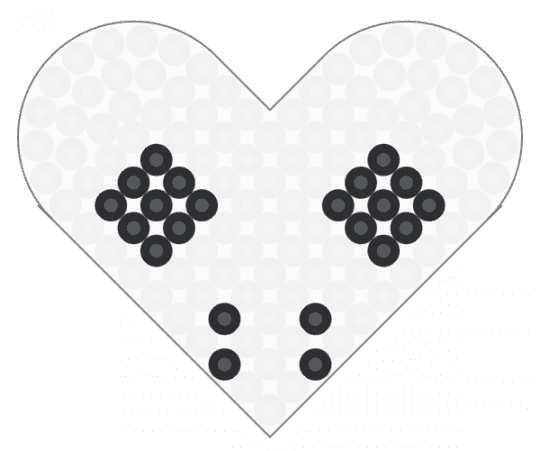 Skull Heart !! xD - emo, hearts, love, scene, scene kid, scenecore, skull, spooky, white