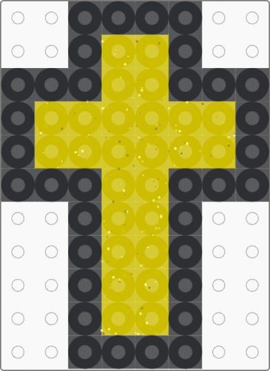 Cross 1!!1!1!1! - black,yellow,heaven,cross,glitter,charm