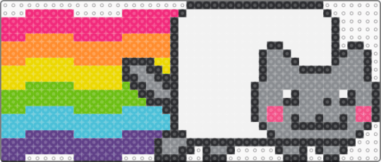 Nyan Cat Base (Ver.2) - gray,pink,light blue,orange,rainbow,scene,emo,scenecore,scene kid,nyan cat,pop tart,memes