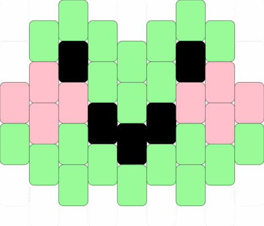 Fwoggy !1!1!!!! - teal,pink,frog,froggy,green,animal,cute,kawaii,peyote,charm