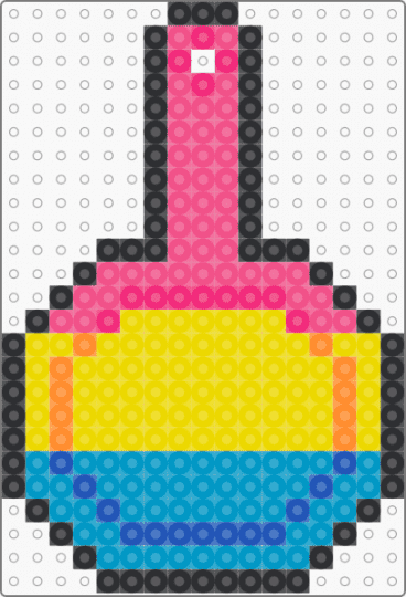 Pansexual Pan - pink,light blue,yellow,cotdkitchen,pan,pansexual,blue,kitchen,lgbtq