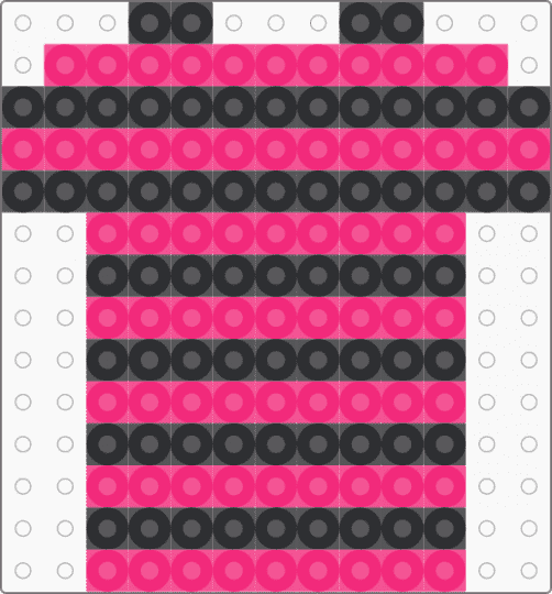 Striped Scene Kid Shirt (Black and Pink) - pink,black,cotdfashionshow,shirt,scene,scenecore,emo,scene kid