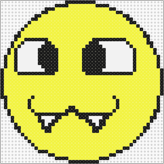 Smirky Awesome Face - yellow,smirk,awesome face,epic face,scene,scenemo,scenecore,emo