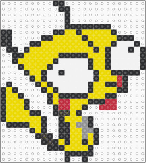 Pika-GIR !1!!1!1!! xD - emo, gir, invader zim, pikachu, pokemon, scene, scene kid, scenecore, yellow