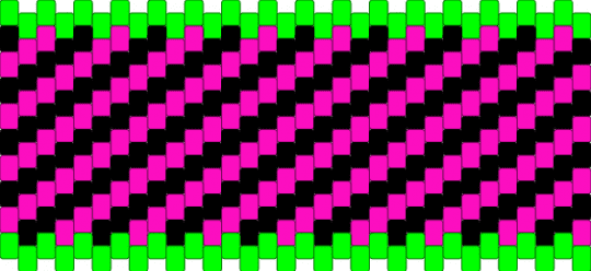 Scene Multistitch Cuff !! (Pink, Green, Black) - colorful, cotdscenekidfashion, emo, green, multistitch, neon, pink, scene, scene kid, scenecore