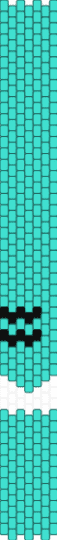 Miku Tie !! - aqua, black, hatsune miku, light blue, miku, peyote stitch, teal, tie, vocaloid