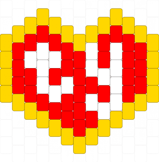 Ty Tag !!! - yellow,red,ty,charm,peyote,tag,logo,heart