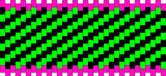 Scene Multistitch Cuff !! (Pink, Green, Black) (ver 2) - colorful, cotdscenekidfashion, emo, green, multistitch, neon, pink, scene, scene kid, scenecore