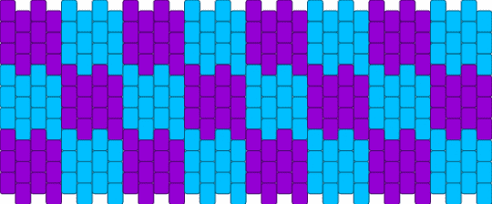 Blue and Purple Checkered Cuff (Multistitch) - purple,light blue,blue,multistitch,checkered,scene,emo,scenecore,scene kid