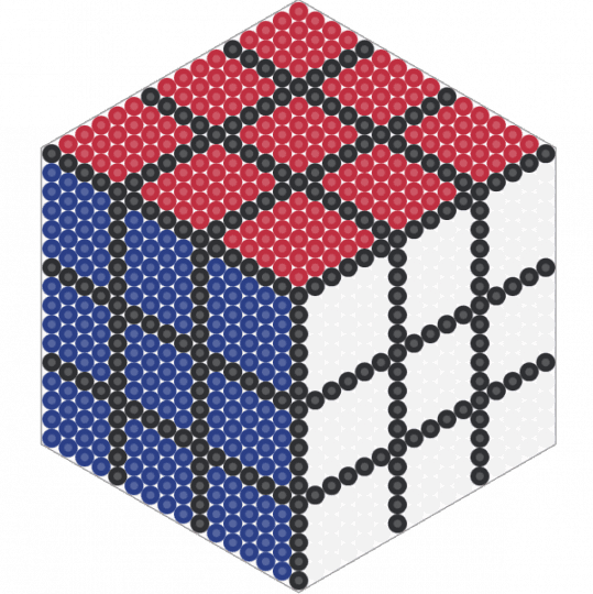 Rubiks cube - red,blue,cotd80svibe,rubiks cube,white,cube,toy,80s