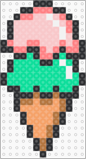 Ice Cream1!!!111!1!!!1!! :D - beige, colorful, cotddessert, dessert, food, ice cream, sweet, teal