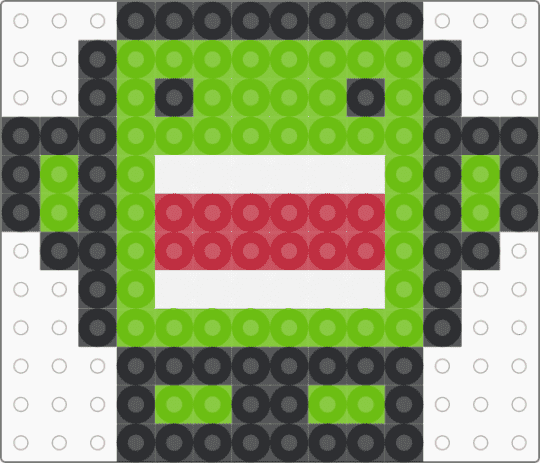 Green Lil’ Domo !! - 2000s, colorful, emo, green, myspace, neon, scene, scene kid, scenecore