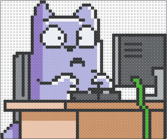 Whubble ! - gray,pink,tan,cotdoffices,computers,computer,whubble,jamie smart,purple,cat,office