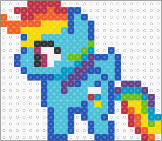 Rainbow Dash !!!!111!!!! xD - blue, colorful, emo, light blue, mlp, mlp fim, my little pony, scene, scene kid, scenecore