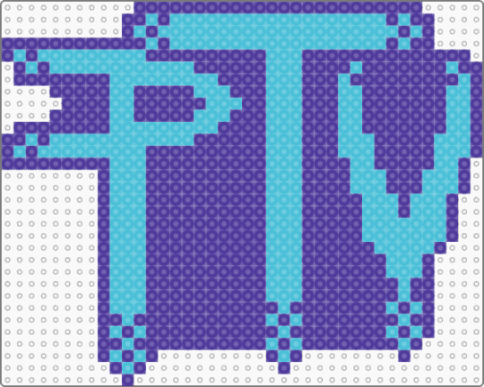 Pierce the Veil Logo !! (Fade) - bands, emo, light blue, music, pierce the veil, ptv, purple, scene, scene kid, scenecore