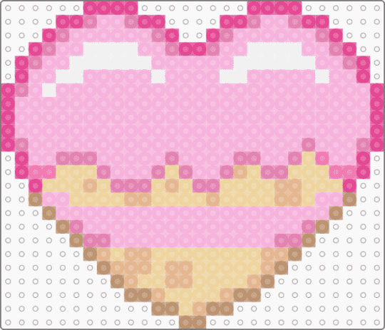 Kawaii Cake Heart - pink,kawaii,cute,cutecore,cake,pastel,food,heart
