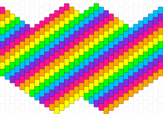 Rainbow kandi mask !! - orange,light blue,colorful,rainbow,scene,emo,scenemo,mask,plur,masks