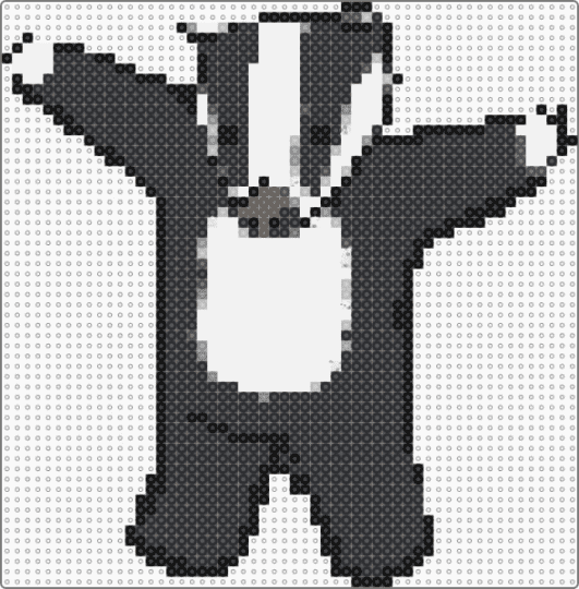 Badger - black,white,gray,beige,weebl,badger,mr weebl,old internet,2000s,memes,meme