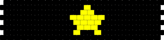Star cuff ! - black,cotdstars,star,stars,yellow,vuff,peyote