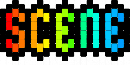 HOLY EYESTRAIN SCENE CHARM !!! X0 - black,orange,teal,colorful,scene,scenecore,scene kid,emo,rainbow,color spectrum,myspace