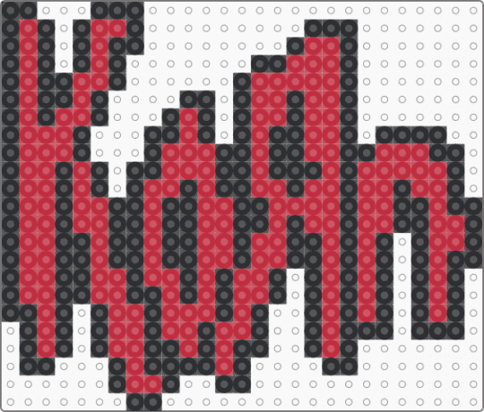 Korn Logo !1!1!!1 (Red) - alt, alternative, bands, black, emo, music, red, scene, scene kid, scenecore