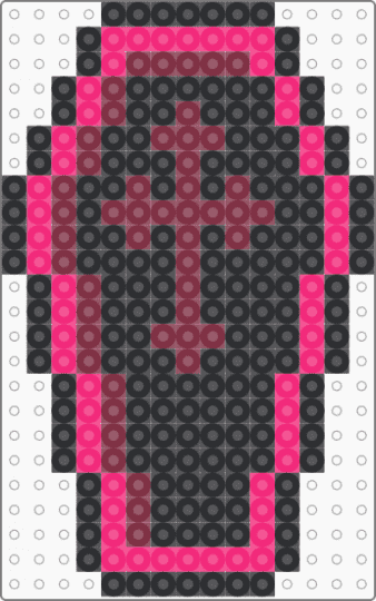 Pink and Black Casket !!!!1111!!!! - alt, brown, emo, goth, gothic, pink, scene, scene kid, scenecore, spooky