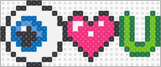 Eye Heart U !!!111!!! - pink,green,spooky,scene,scenecore,emo,scene kid,love,halloween,cute