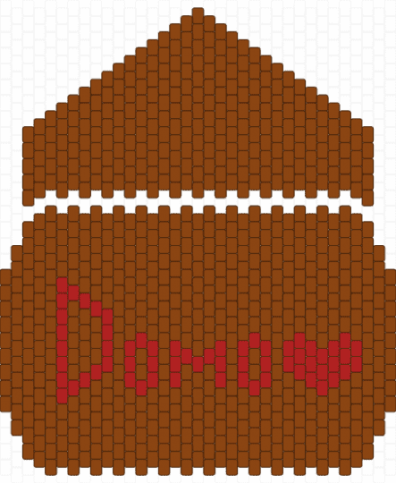 Domo Backpack 4/4 front bags - red,domo,backpack,brown,bag,front bag,panel,scene,emo