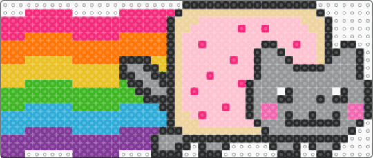 Nyan Cat !!! x3 (Top Tier) - pink,gray,cat,memes,pop tart,rainbow,emo,scene,scenecore,scene kid