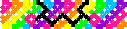 Rainbow Glitter Silly >ω< face xbase cuff !! - pink,orange,purple,scene,scenecore,scene kid,emo,rainbow,glitter,silly,face